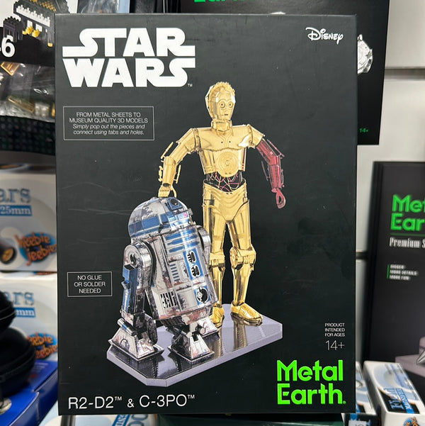 Metal Earth - 3D Model Kit, R2-D2 & C3PO