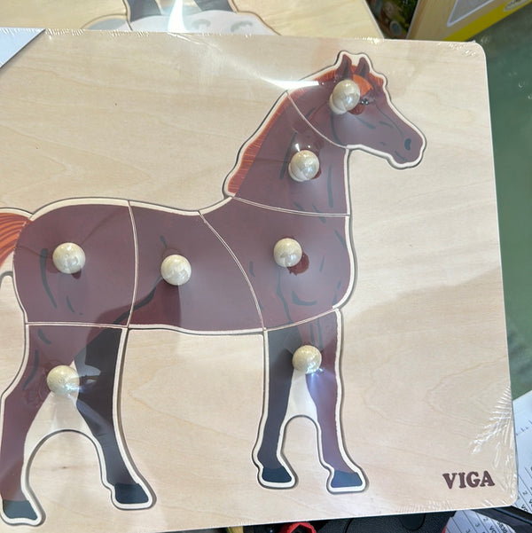 Viga Montessori Puzzle Horse