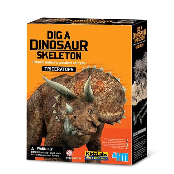 4M Kidz Labs - Dig a Dinosaur, Triceratops