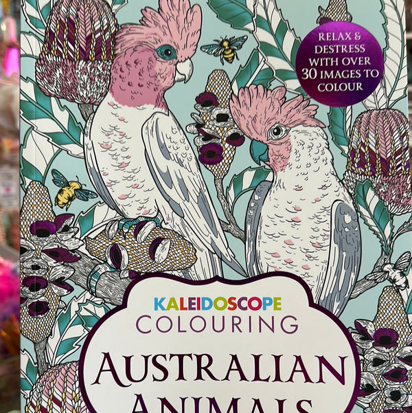 Kaleidoscope Colouring Australian Animals