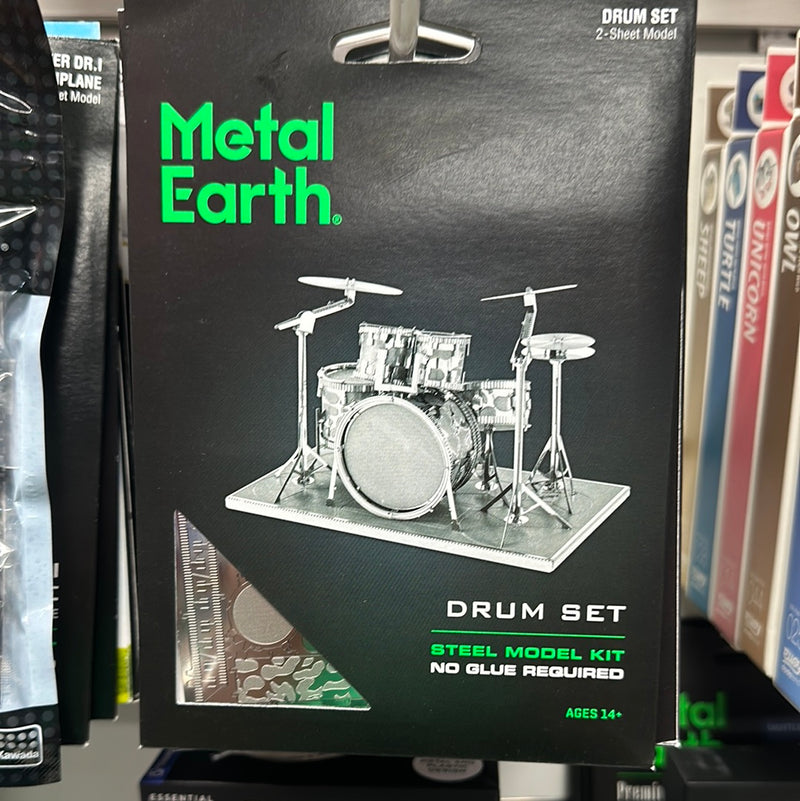 Metal Earth - Steel Model Kit, Drum Set