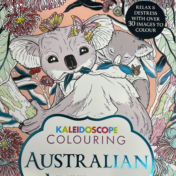 Kaleidoscope Colouring- Australian Animals (Koala Cover)