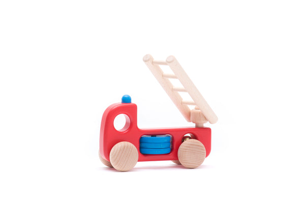 Bajo - Wooden Fire Engine with Hose