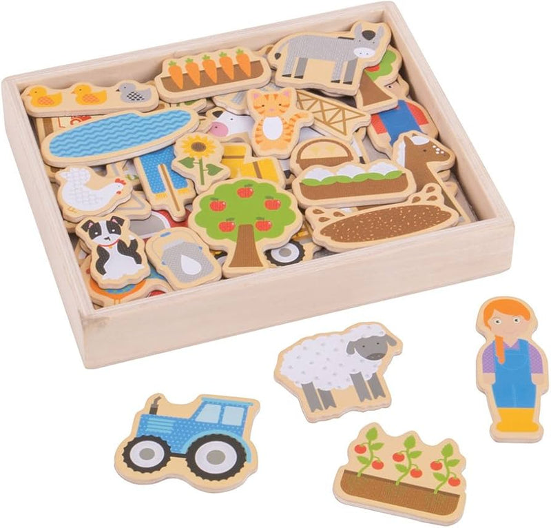 Bigjigs - Wooden Farm Magnets