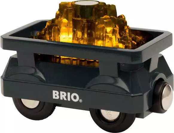 Brio - Light Up Gold Wagon