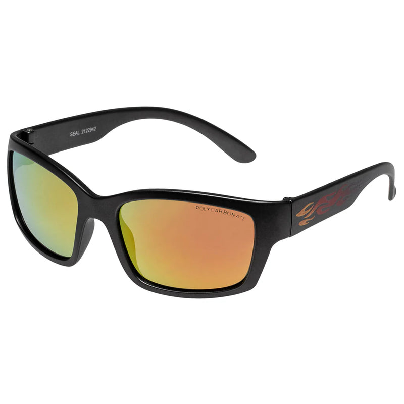 Cancer Council Sunshades Eyewear - Seal Kids, Grey Flames