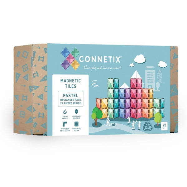 Connetix - Pastel Rectangle Pack 24 Pieces