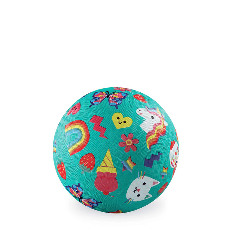 Crocodile Creek - 5 Inch Playground Ball, Smiley