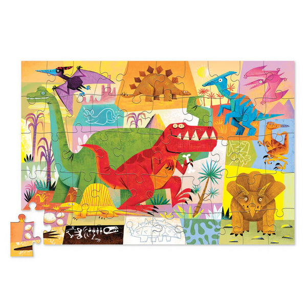 Crocodile Creek - 50 Piece Puzzle in a Tin, Dino World