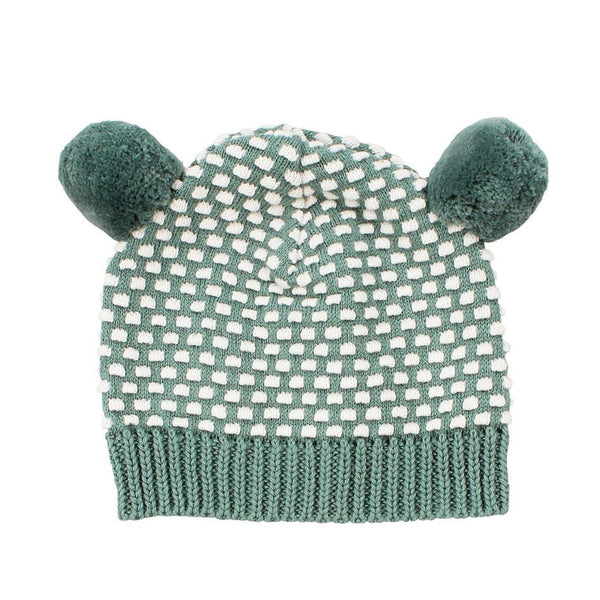 D Lux - Arkie Waffle Knit Pop Pop Hat in Sage