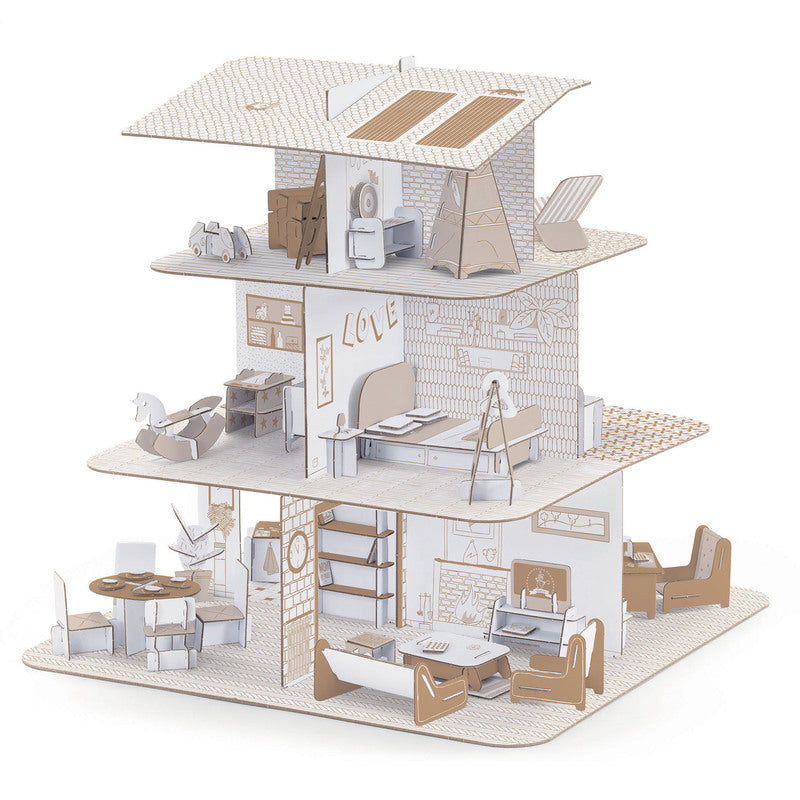 Djeco - Colour Assemble Play, Dolls House