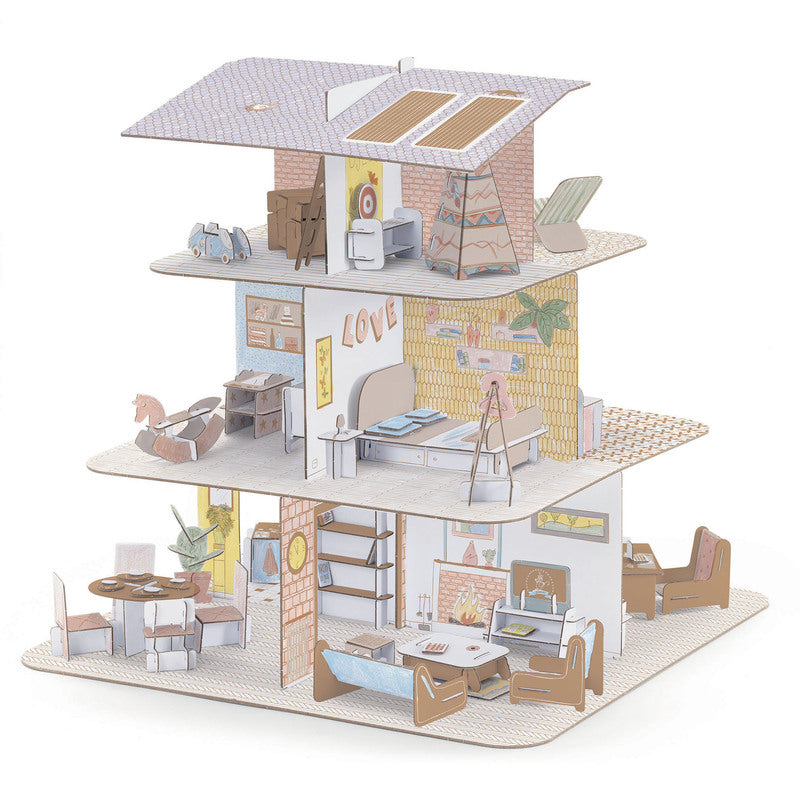 Djeco - Colour Assemble Play, Dolls House