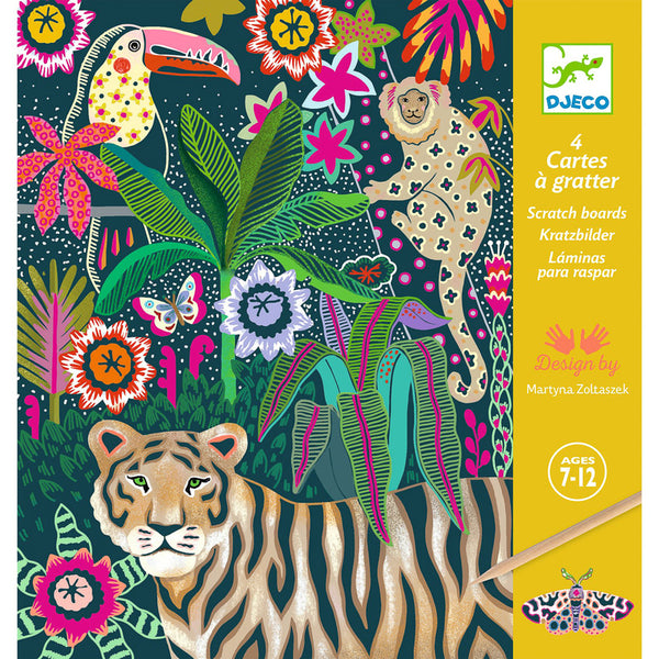 Djeco - Rococo Jungle Scratch Cards