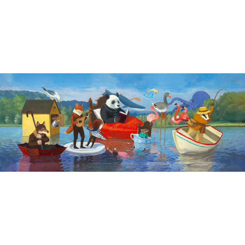 Djeco - Summer Lake 350 Piece Puzzle