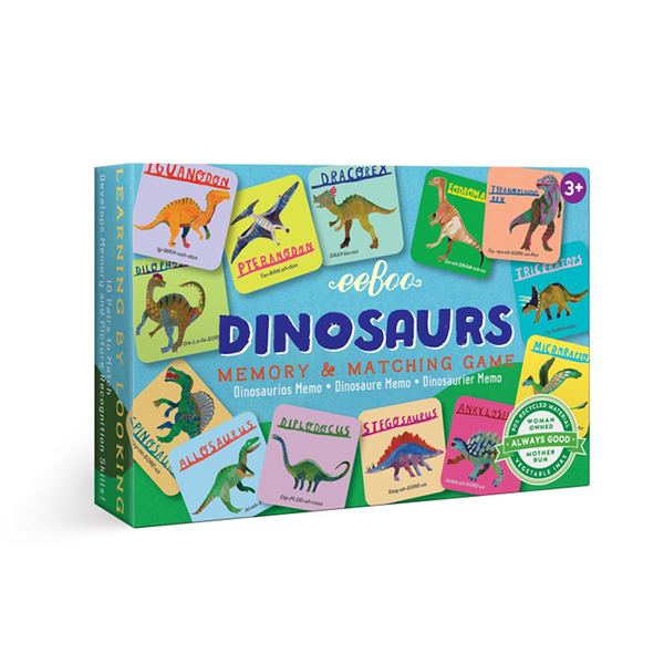 Eeboo - Dinosaurs Memory & Matching Game