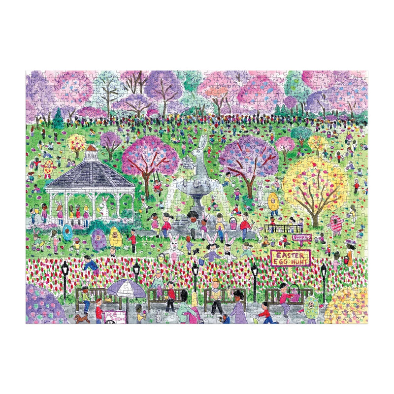 Galison - Easter Egg Hunt Puzzle, 1000 Pieces