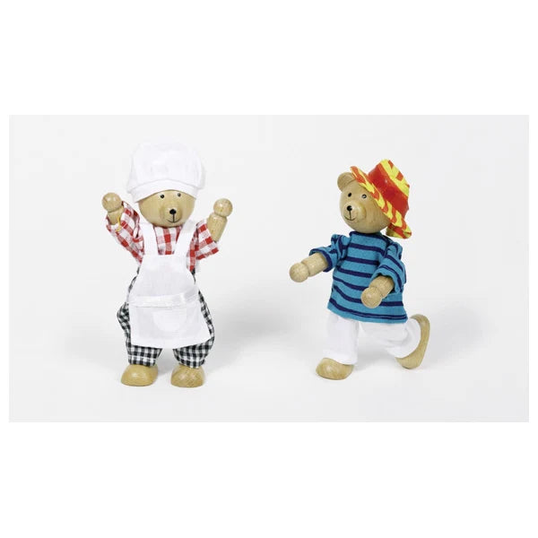 Goki - Benna & Bennoh Flexible Puppets with Clothing