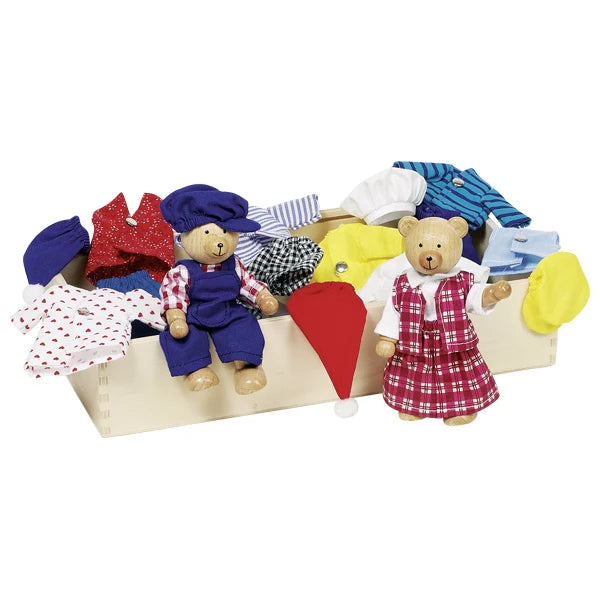 Goki - Benna & Bennoh Flexible Puppets with Clothing