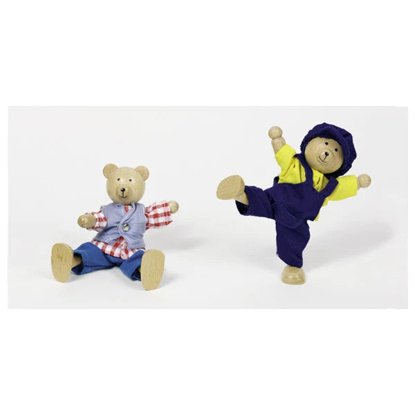 Goki - Benna & Bennoh Flexible Puppets with Clothing