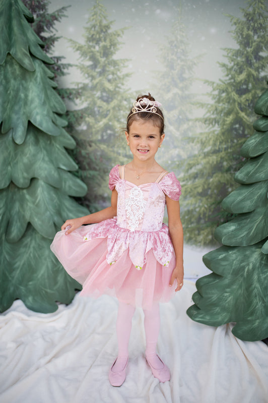 Great Pretenders - Holiday Ballerina Dress, Dusty Rose