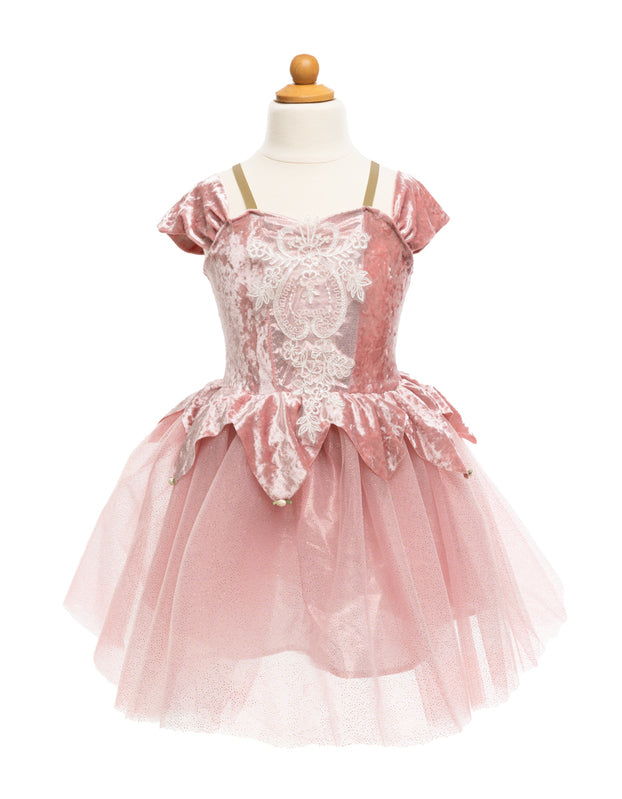 Great Pretenders - Holiday Ballerina Dress, Dusty Rose