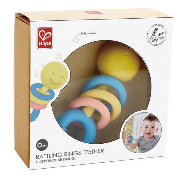 Hape Rattling Rings Teether