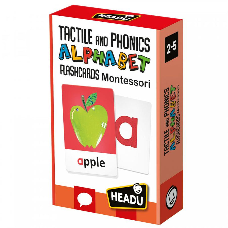 Headu - Tactile and Phonics Alphabet Montessori Flashcards