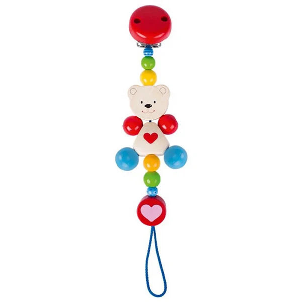 Heimess - Soother Chain, Heart Bear