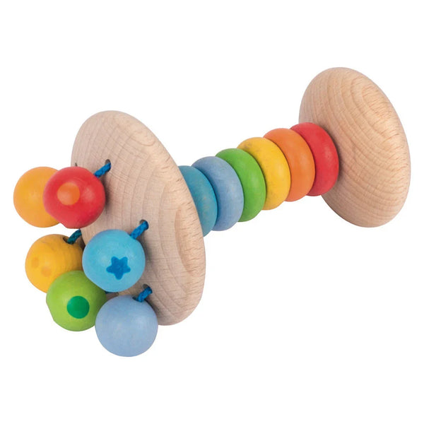 Heimess - Touch Ring Elastic Rattle, Rainbow