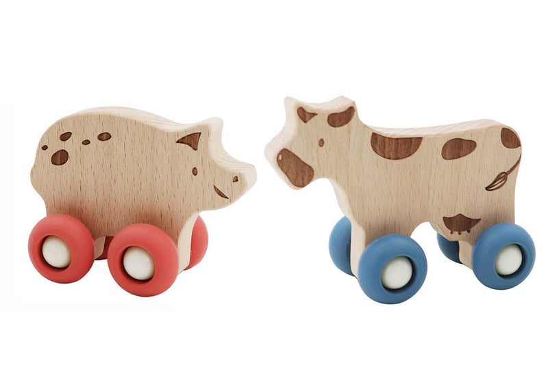 Kaper Kidz - Ecowheels Farm Movers, Cow & Pig