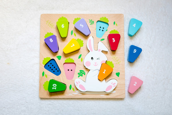 Kiddie Connect - 123 Carrot Puzzle