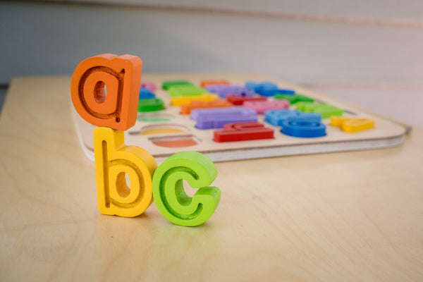 Kiddie Connect - Handcarry Lowercase abc Trace Puzzle