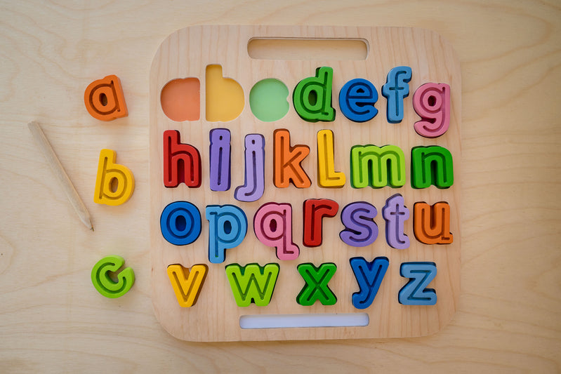 Kiddie Connect - Handcarry Lowercase abc Trace Puzzle