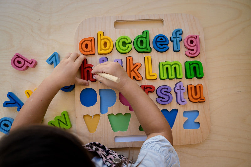 Kiddie Connect - Handcarry Lowercase abc Trace Puzzle