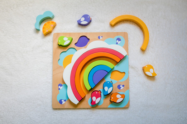 Kiddie Connect - Large Sun & Rainbow Puzzle