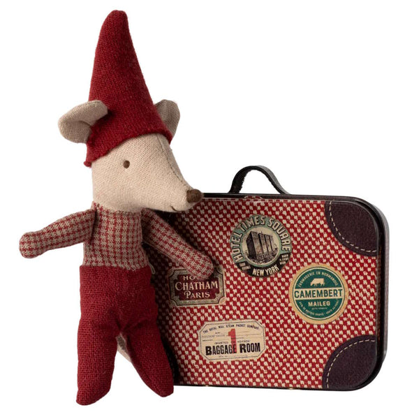 Maileg - Christmas Mouse, Baby in Suitcase