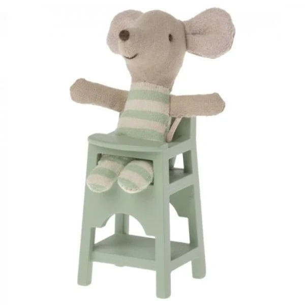 Maileg - High Chair Mouse, Mint