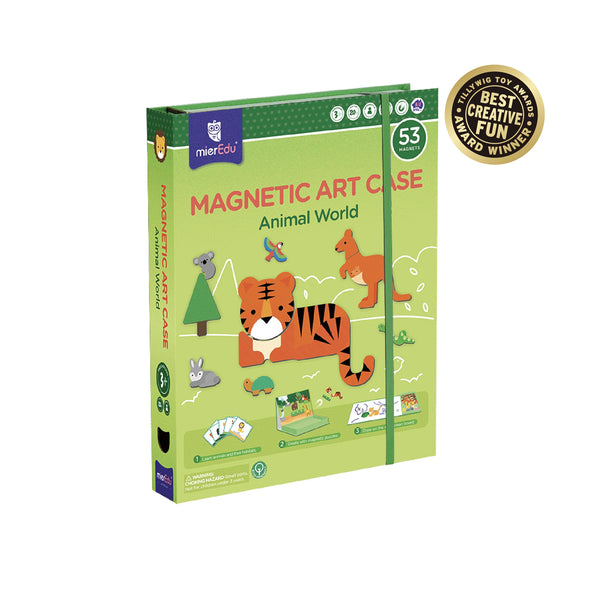 MierEdu -  Magnetic Art Case, Animal World