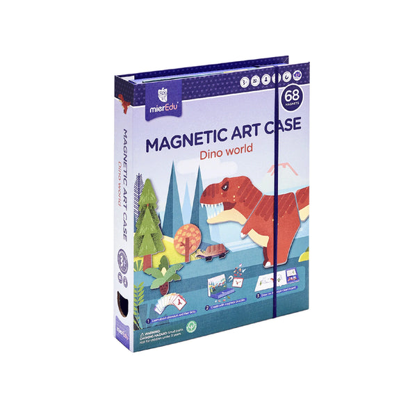 MierEdu - Magnetic Art Case, Dino World