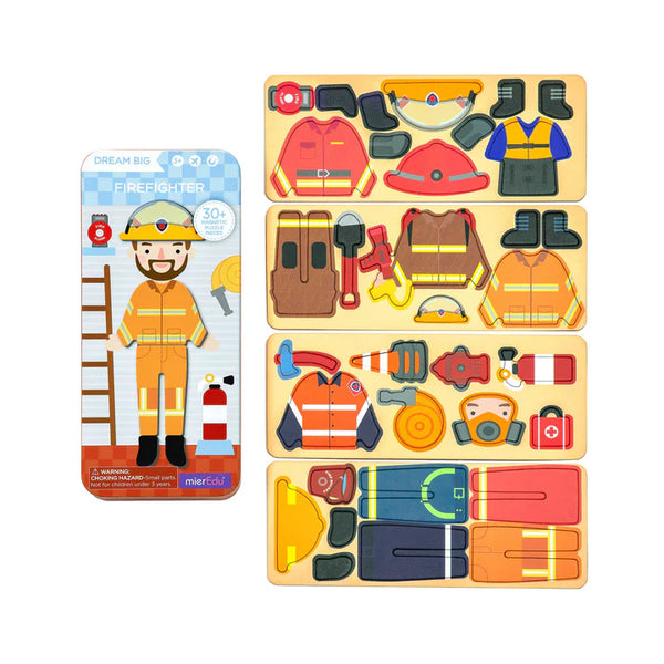 MierEdu - Magnetic Puzzle Box Firefighter