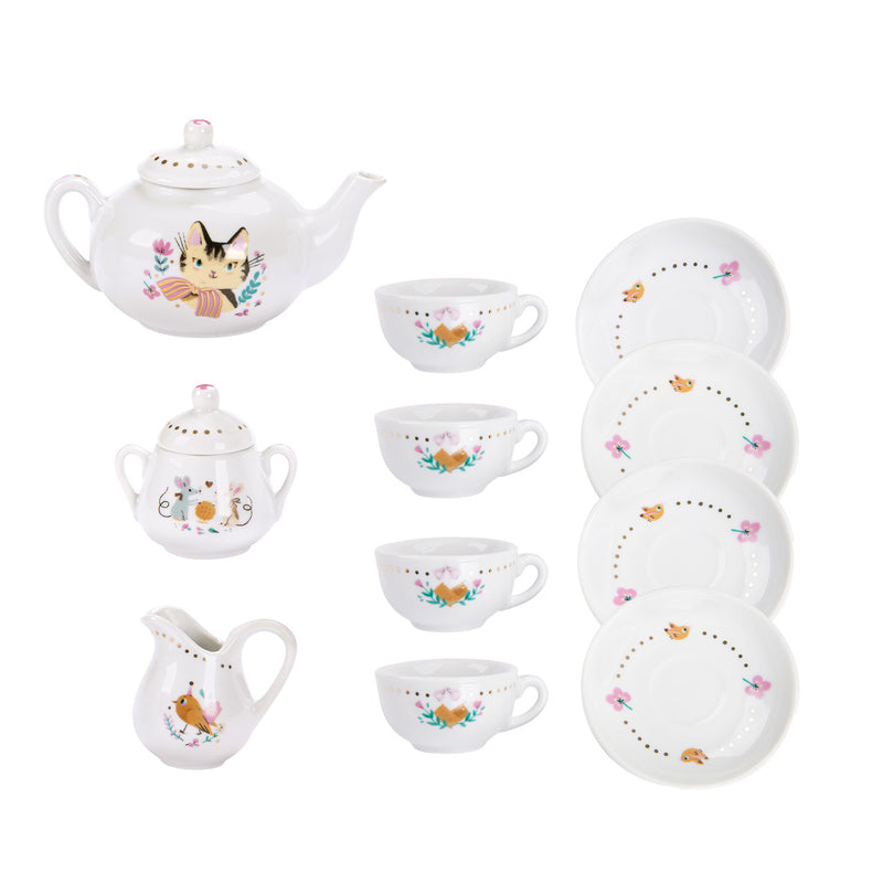 Moulin Roty Les Parisiennes Ceramic Tea Set