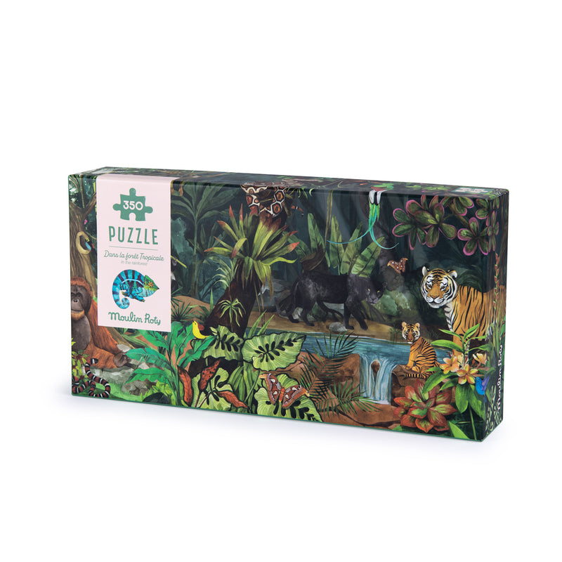 Moulin Roty Puzzle 350 pieces In the Rainforest