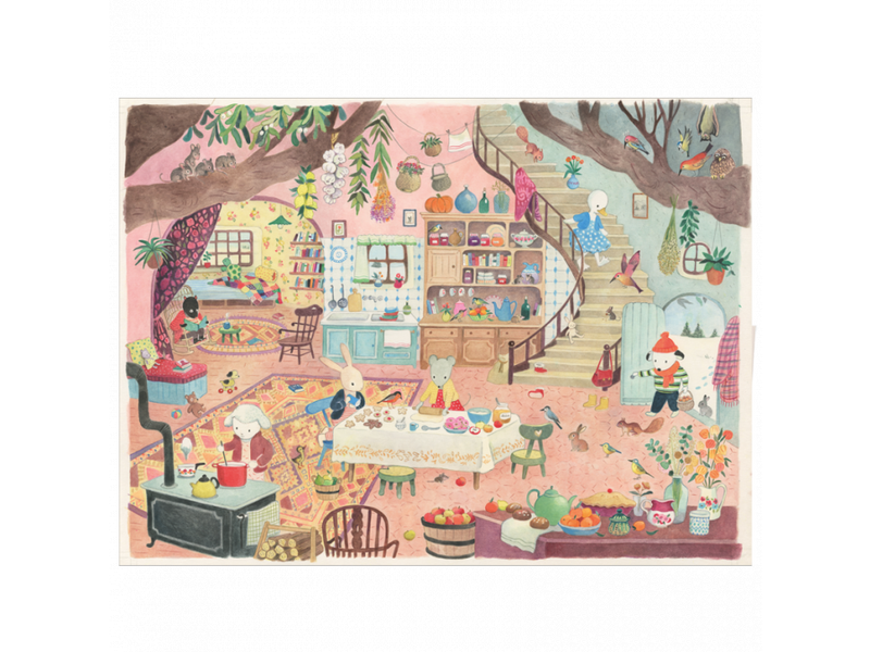 Moulin Roty - Home Sweet Home, 100 Piece Puzzle