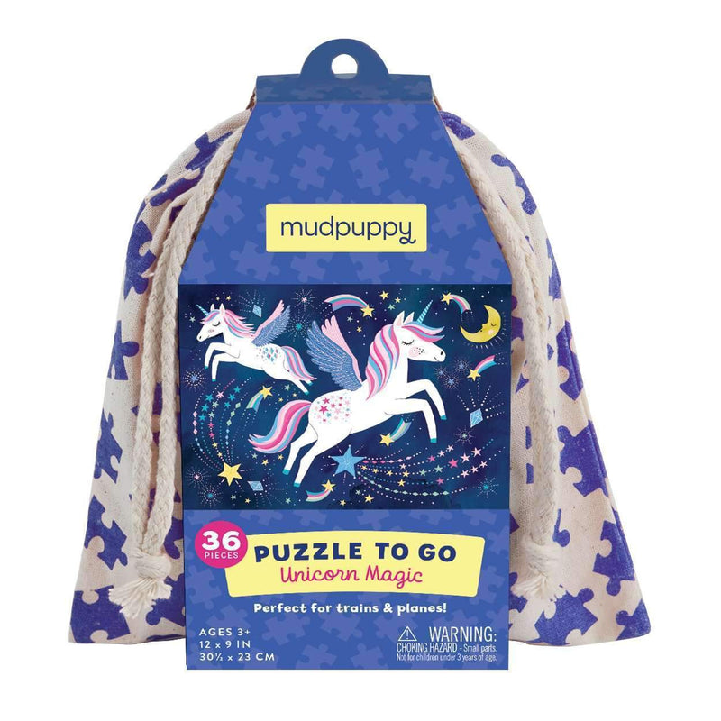 Mudpuppy - Puzzle To Go Unicorn Magic