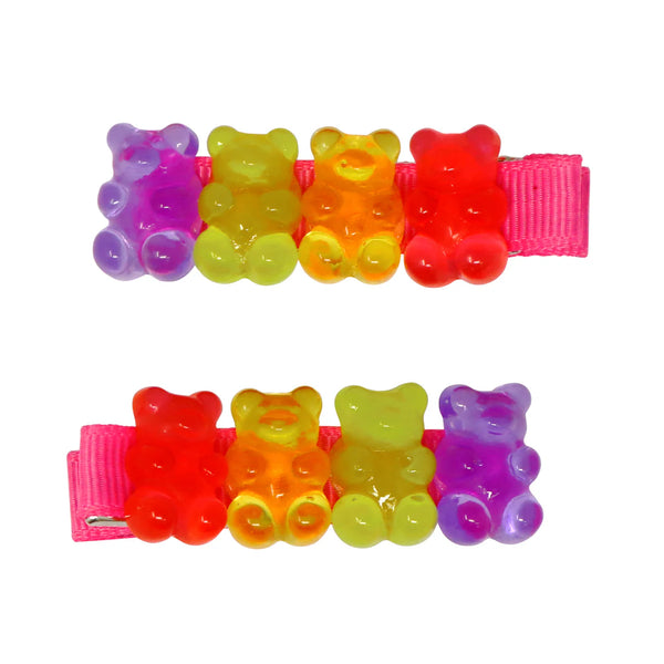 Pink Poppy - Gummy Bear Hair Clips