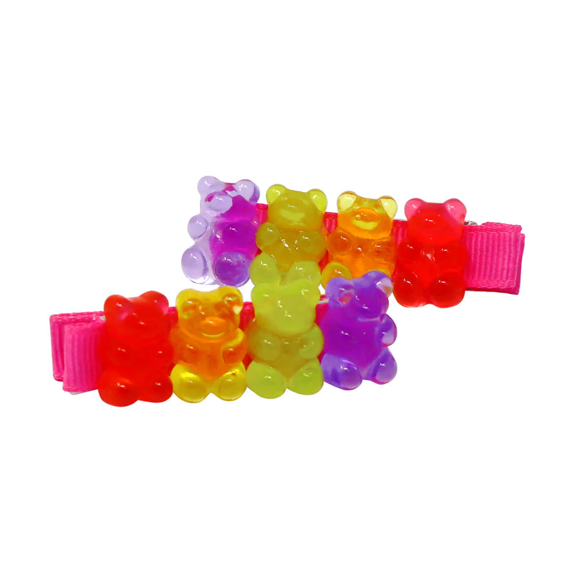 Pink Poppy - Gummy Bear Hair Clips