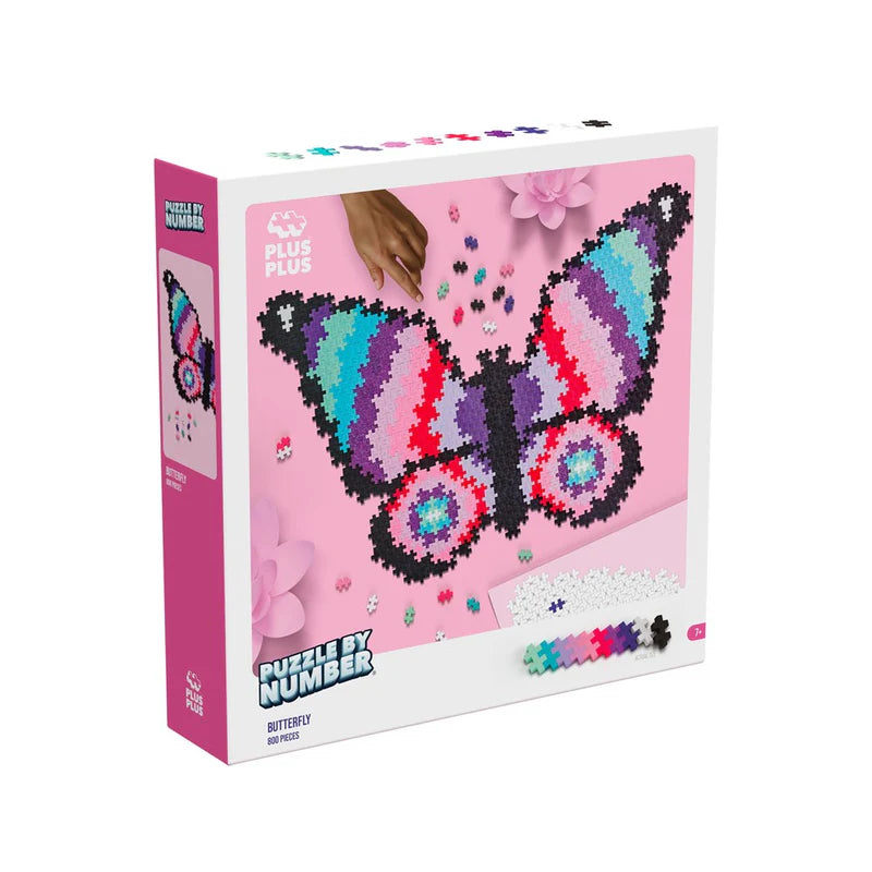 Plus Plus - Puzzle by Number, Butterfly