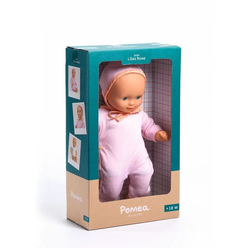 Pomea Dolls by Djeco- Soft Body Lilas Rose