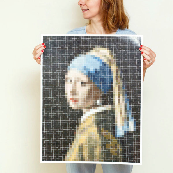 Poppik - Pixel Art, Girl with the Pearl Earring