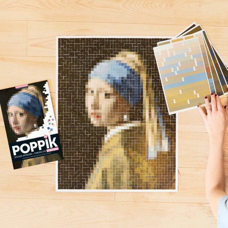 Poppik - Pixel Art, Girl with the Pearl Earring